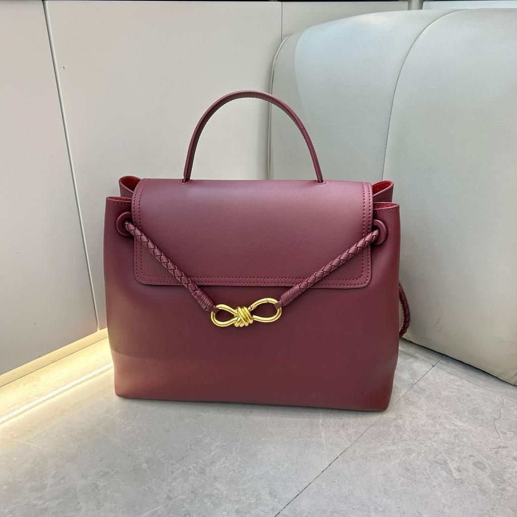 / Knitted Rope Handheld Single Shoulder Cross Shoulder Large Bag New Cross Border Fashion Women's Bag Leisure Vacation Bag Women