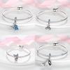 925 Silver Cat Moon Love Heart Charms Beads for Women Jewelry Making Fashion Pendant Bracelet DIY Accessories