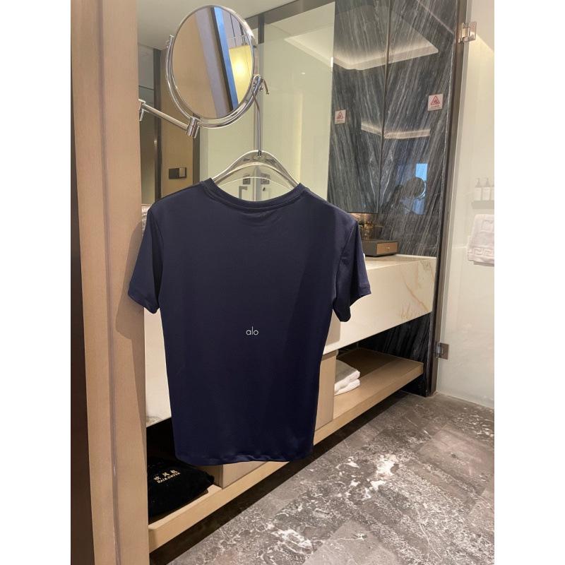 2025 Лето Однотонная Женская Свободная Футболка с Коротким Рукавом - Спортивная, Повседневная, Удобная