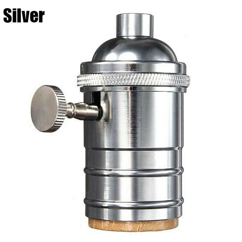 Винтажный промышленный держатель лампы, адаптер для лампочки, античный ретро фитинг ES E27