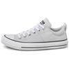 Chuck Taylor All Star Удобные Универсальные Низкие Кеды из Канваса Женские кроссовки Серые Белые A07577C