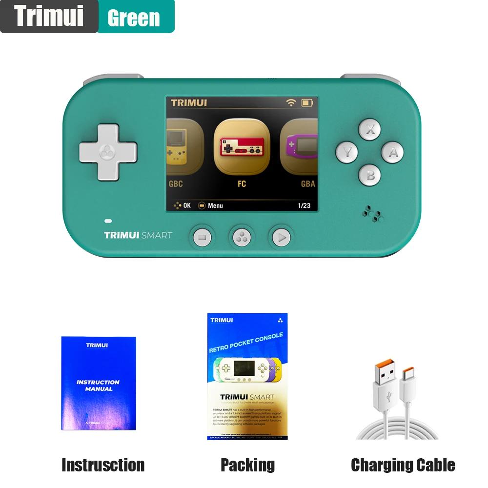 BOYHOM TRIMUI SMART Handheld 2.4'' IPS экран Wifi BT4.0 Smart Pro Mini Linux система ретро портативный видеосимулятор консоль