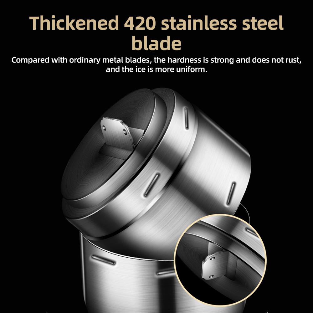 Ручная кривошипная дробилка для льда, машина для снежного конуса, портативная ручная машина для бритого льда с бесплатным льдом