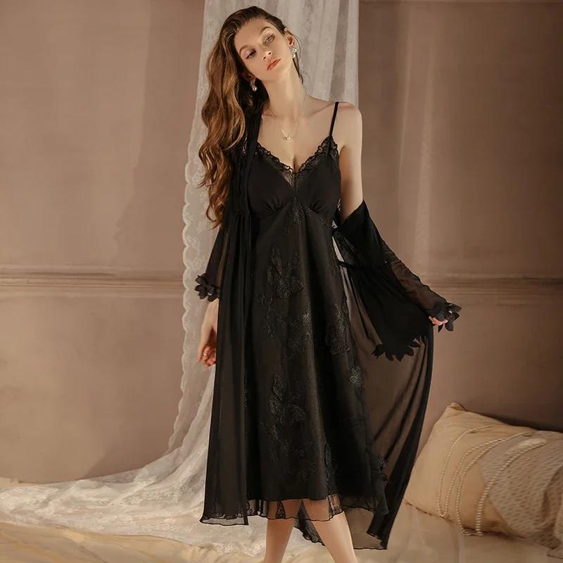 Женский белый пижамный комплект, ночная рубашка на подтяжках с чашечками бюстгальтера, сексуальный женский пижамный комплект