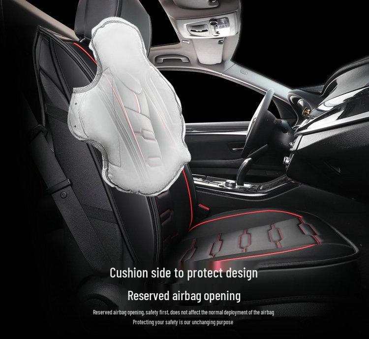 Universal Four Seasons Car Seat Cushion - Full Coverage, One-Piece Design