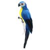 1PC Handmade Simulation Parrot Colorful Feather Foam Artificial Parrot Imitation Bird Model Figurine Home Garden Bird Decoration