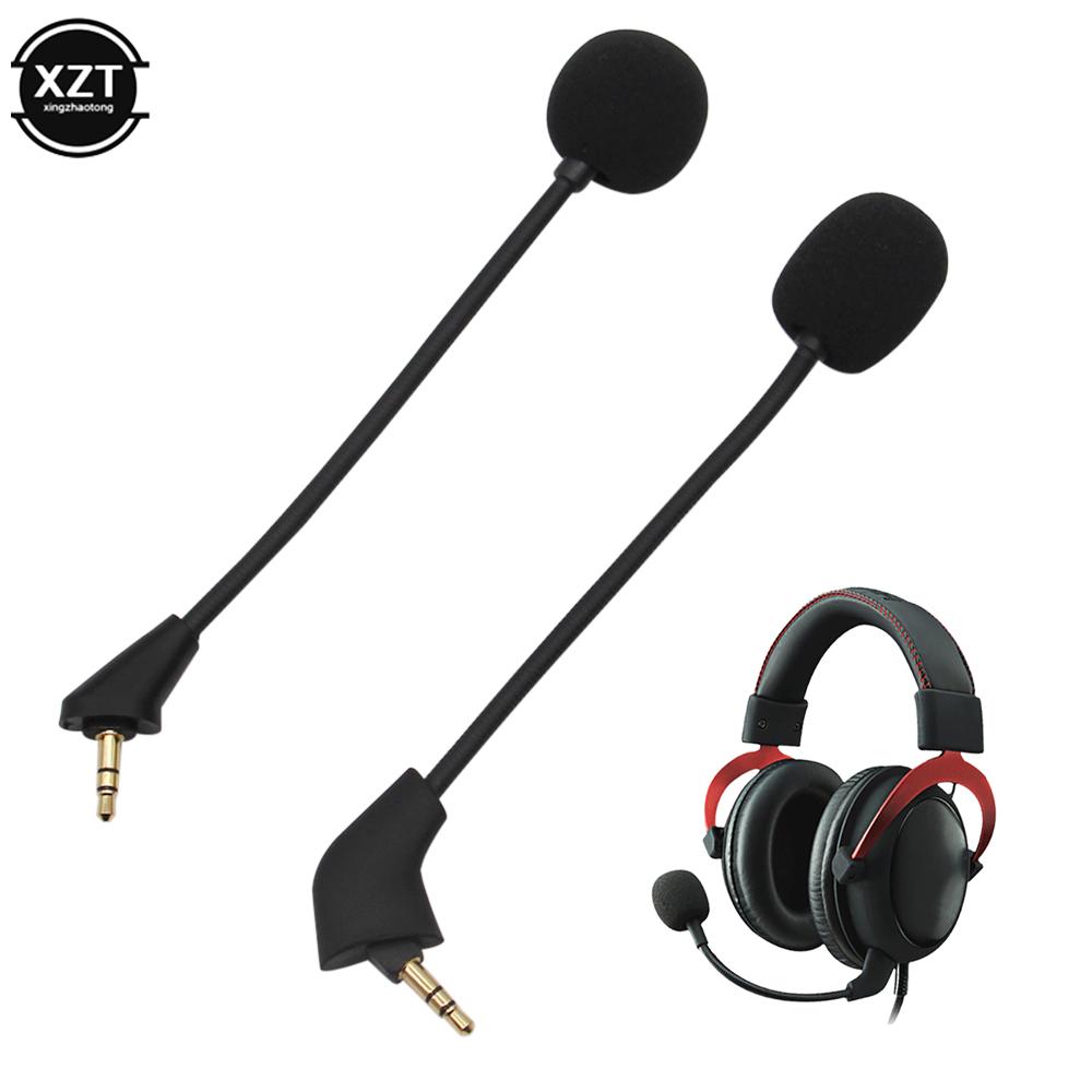 3.5mm Headsets Microphone Replacement for Kingston HyperX Cloud Alpha 2 II X Core Pro Silver Cloudx Gaming Headsets Headphones 6