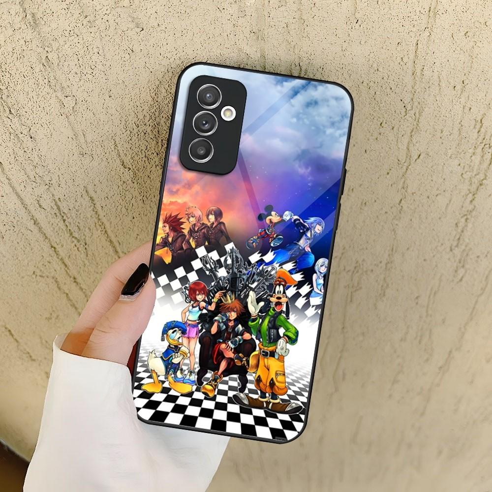 Kingdom Hearts Crayon Style Pattern-Bright Phone Case for Samsung Galaxy S24 S23 S22 S21 S20 A24 A34 A54 A53 Note20 M54 Fe Ultra