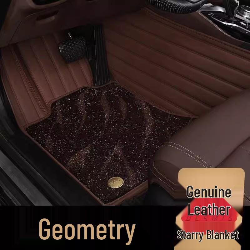 Geely Car Accessories: Full Coverage Silk Loop Foot Mats with Geometric Design for Firefly