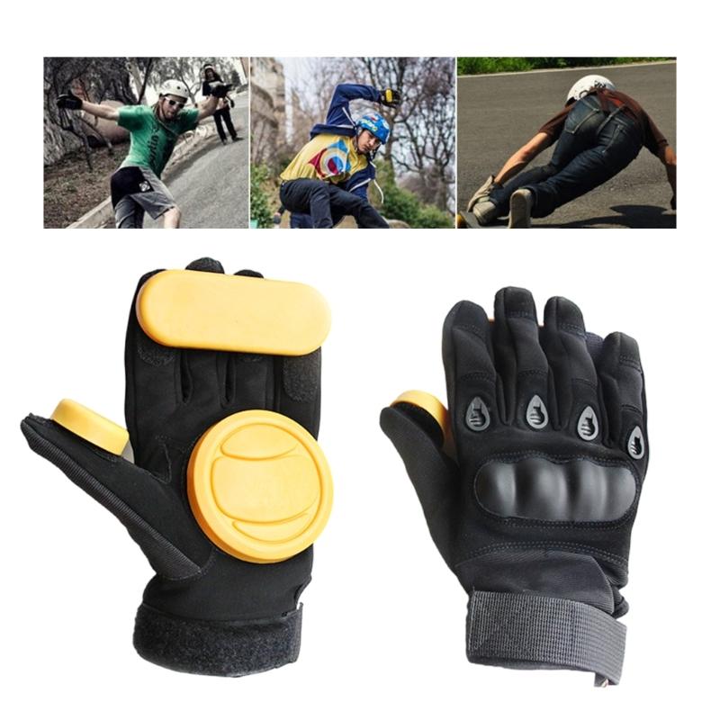 Downhill Skateboard Gloves Outdoor Sliding Gloves Longboards Hand Palm Slide Gloves Skate Accessories Easy to Use