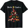 Funny Dachshund Christmas Tree Dog Lovers Gift Unisexs T Shirt New 100 Cotton Short Sleeve ONeck Tshirt Casual Unisex Top