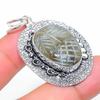 Labradorite Handmade 925 Sterling Silver Jewelry Pendant 1.97" q3H83