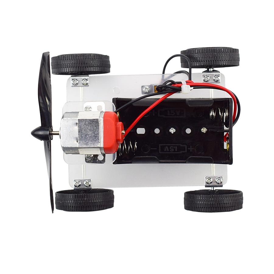 DIY Электронный силовой автомобиль Технология Научный Экспериментальный Набор Обучающая Физика Игрушка STEM Набор Развивающие Игрушки для Детей