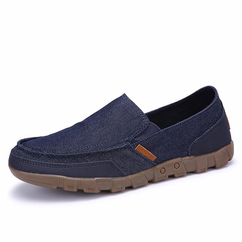 Elegant Men's Casual Canvas Shoes With Breathable And Comfortable Design