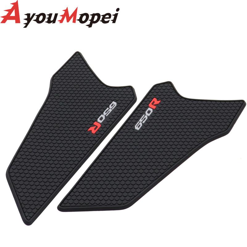 Tank Grip Pads For HONDA CBR650R CB650R 2019-2024 cbr 650 r cb 650r Protector Sticker Traction Tank Pad Side 3D