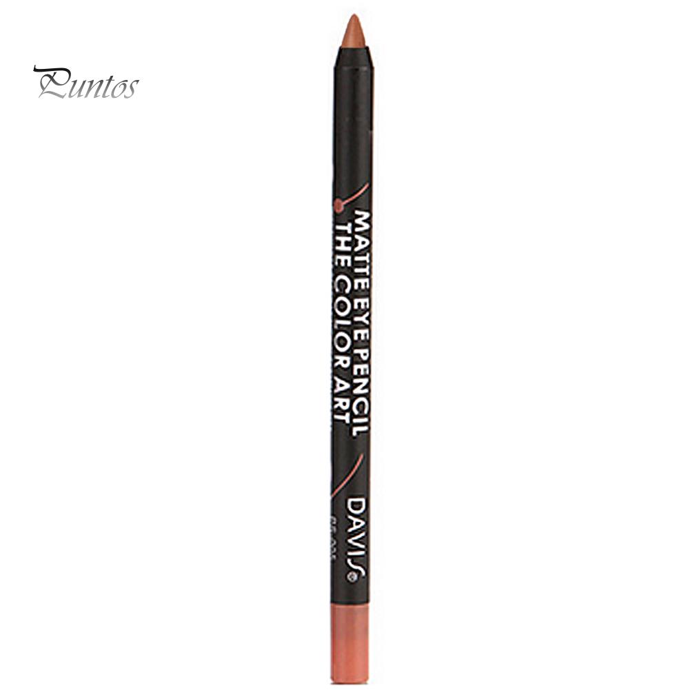 Puntos Водостойкая стойкая помада-карандаш 12 цветов Шелковистая матовая подводка для губ Косметика