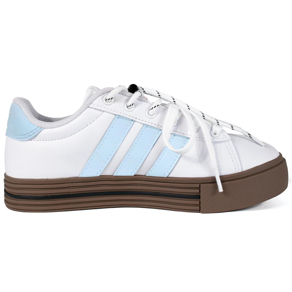 Adidas Daily 4.0 Milk Blue Cat Language Synthetic Leather Slip Resistant Abrasion Resistant Low top Skateboard Shoes JR0077(Team1664-)