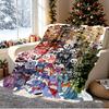 Five Nights at Freddy's Pattern Blanket for Home Decoration, Bed, Sofa, Car Travel, Camping, Suitable for All Seasons, Birthday Christmas Gift
