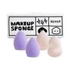 Cijo Drop Lit Makeup Sponge Set, 4 Pieces, Mixed Colors