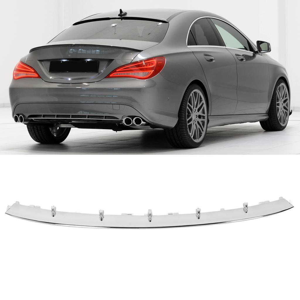Нижняя декоративная накладка диффузора заднего бампера 1178850023 Для Mercedes-Benz CLA-Class C117 Стандартный Дорестайлинг 2013-2016