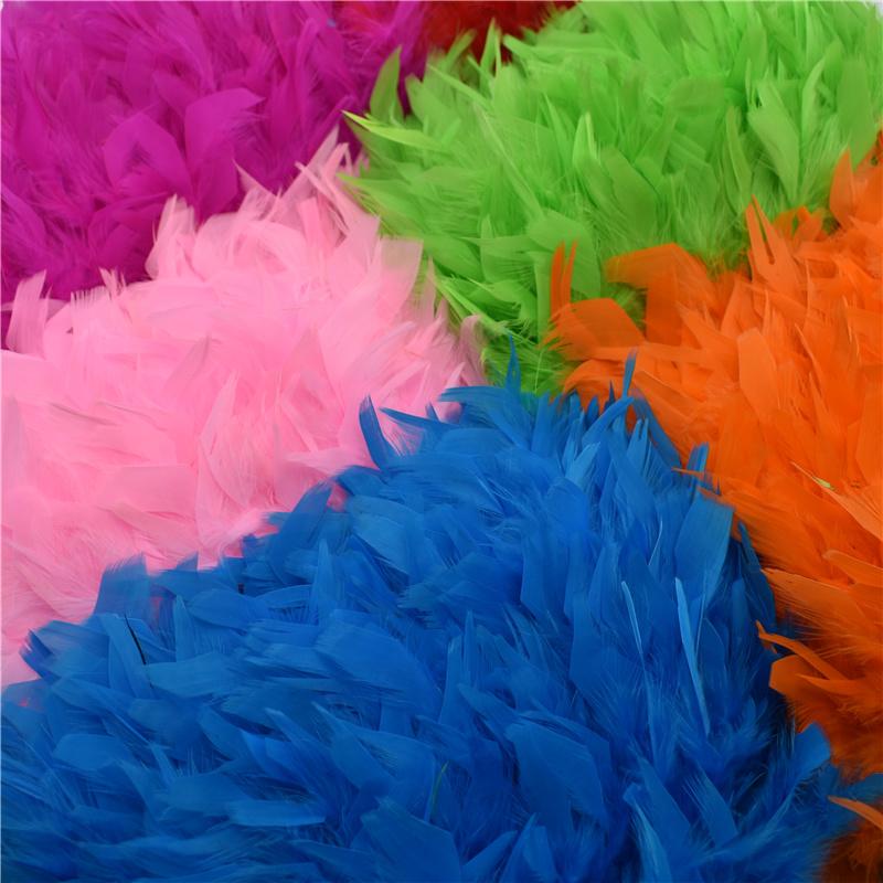 10Meters Turkey Feathers Trim Fringe Ribbon Feather On Tape Flecos Sewing Trimmings Fringe for Clothes Dress Wedding Decoration