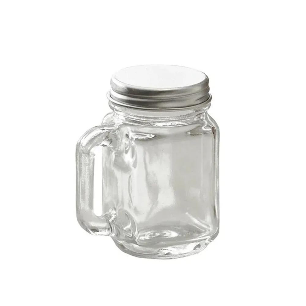 35/120 мл Мини Медовая Банка Мейсона Портативный Стакан для Смузи, Сока, Кофе Холодного Приготовления, Герметичный, для Вечеринки, Бара, Коктейля, Винные Бокалы, Посуда для Напитков