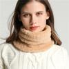 Women's Coral Fleece Winter Scarf, Solid Color, High Collar Neck Warmer