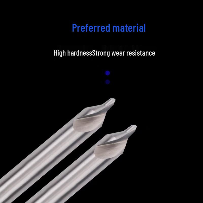 ZHIJINLIAN Hardened A-Type HSS 60-Degree Extended Center Drill