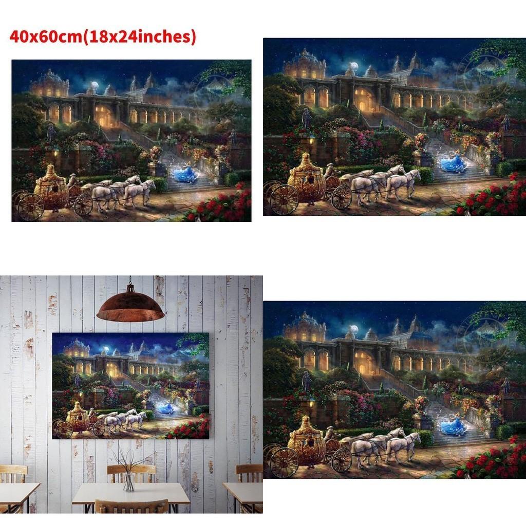 Холст Принцесса Русалка Настенное Искусство Современная Сказка Декор Детской Комнаты Живопись