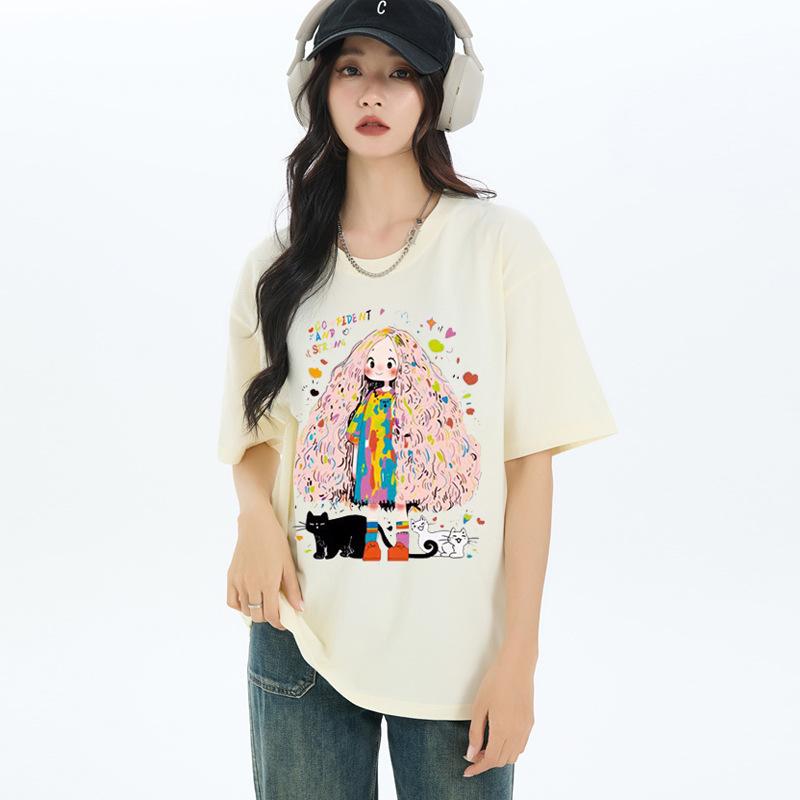 VEZFAA Женские модные повседневные летние весенние блузки и рубашки с круглым вырезом с короткими рукавами