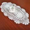 Talos Винтаж ручной работы вязаный крючком кружевной полый обеденный стол дорожка для столовых приборов домашний декор