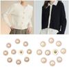 10 шт. Ручная работа DIY Украшения Рукоделие Швейные принадлежности Пуговицы для рубашки Жемчужные пуговицы для одежды