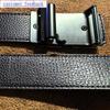 Men's Leather Belt Automatic Buckle Cattlehide Leather Fashion Business Elite Men's Pants Belt Versatile Casual Crocodile Pattern Belt