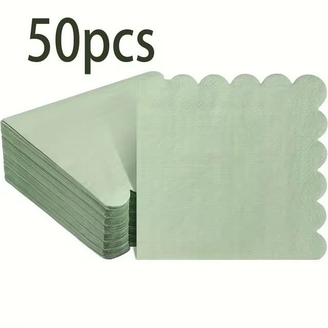25/50/100 шт. Коктейльные салфетки Одноразовые бумажные салфетки для напитков Коктейльные салфетки для ужина Свадьбы Детского праздника Вечеринки по случаю дня рождения