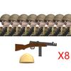 Высококачественный Ww2 Итальянская армия стиль Высококачественная Армейская Военная фигурка Высококачественное Здание Высококачественные Кубики Пехота Высококачественные Фигурки
