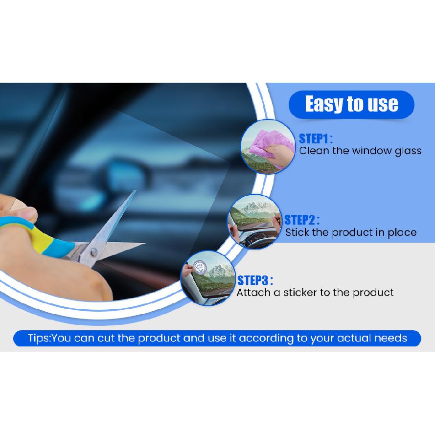 20 Pcs Clear Static Cling Windshield Sticker Bulk, Static Cling Window Film