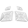 12Pcs Steering Wheel Buttons Sticker Trim Decoration Cover Sticker Replacement for Mercedes-Benz A B C E SLK SL ML GL ClA GlA W176 W212 W204 W246