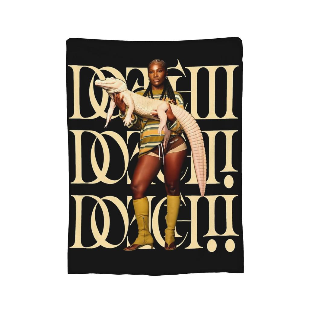 Doechii Rapper Blankets Velvet Printed Breathable Ultra-Soft Throw Blanket for Home Travel Plush Thin Quilt