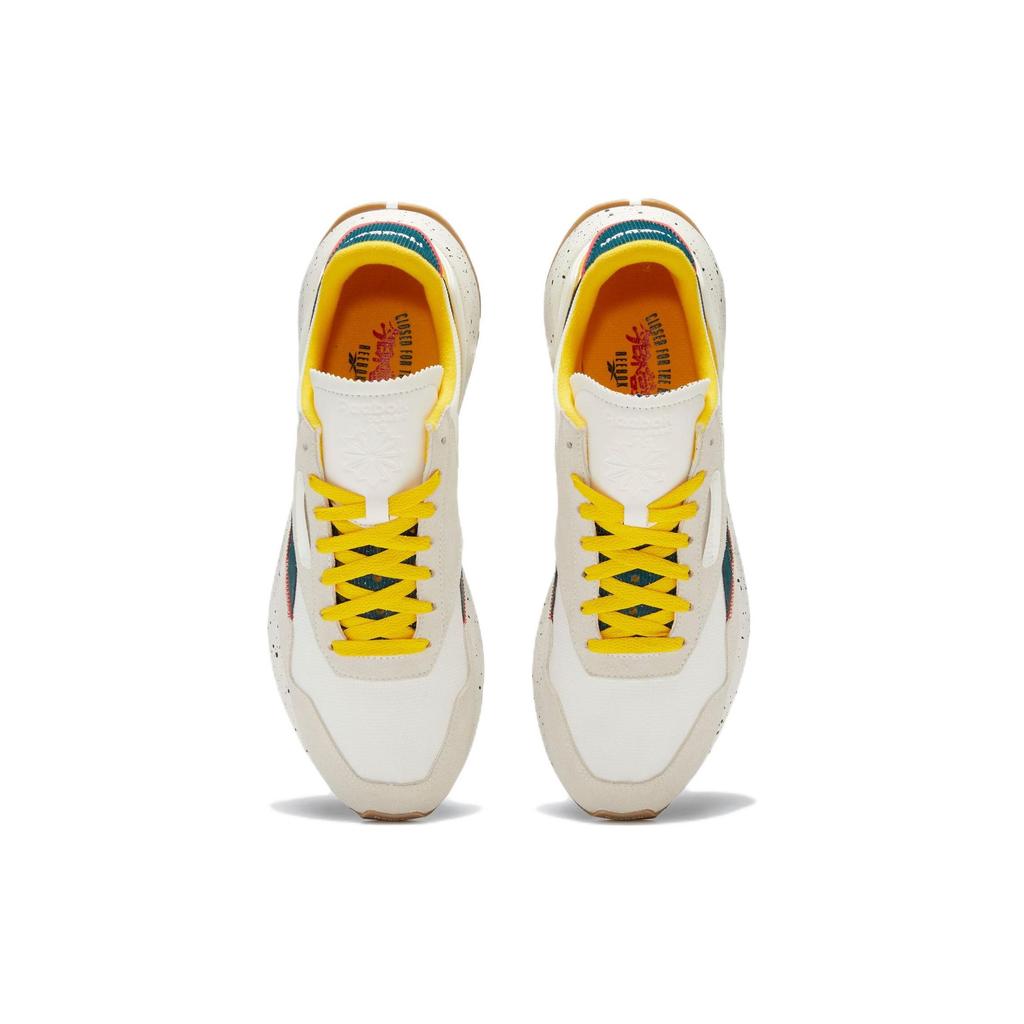 Reebok Classic Leather Legacy AZ Модные Универсальные Тканевые Низкие Повседневные Кроссовки для Бега Унисекс Кроссовки Молочно-Белый GY1766