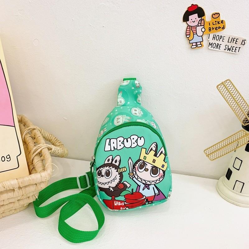Детский узор Мультяшная одноплечевая сумка кроссбоди на грудь Модный подарок