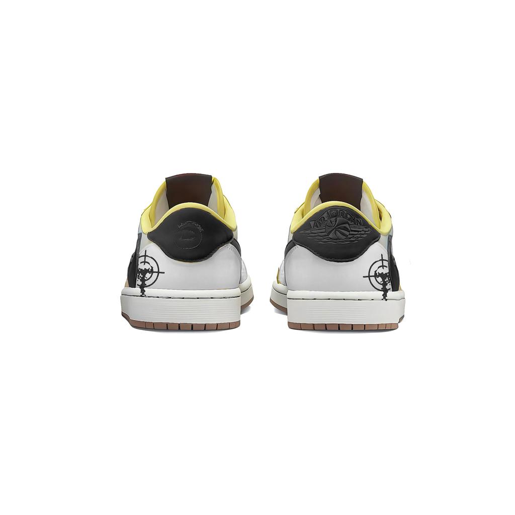 Travis Scott x Jordan Air Jordan 1 Travis Scott X AJ1 Low Speed Racing Track Низкие винтажные баскетбольные кроссовки Унисекс DZ4137-700(Команда1282-)
