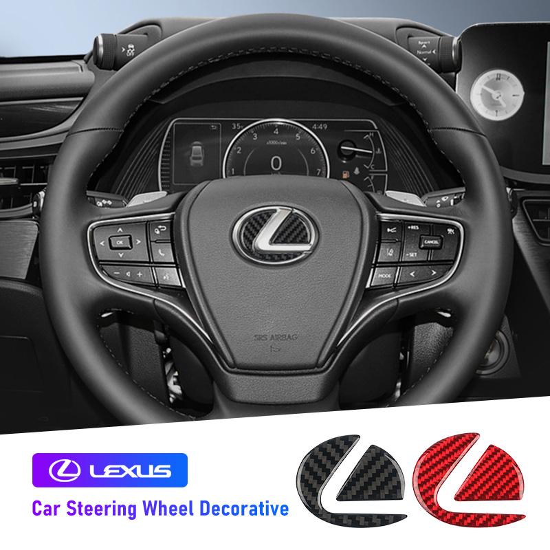 Car Steering Wheel Badge Decal Stickers Decorative Accessories For Lexus F-SPORT ES RX NX LS UX LM LX GX LC RZ IS CT GS RC HS SC