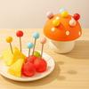 Creative Dessert Salad Fork Anti-scald Mushroom Fruit Fork Set Household