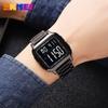 Square Metal Steel Belt Electronic Watch Men's Digital Display Electronic Watch Guangdong Watch