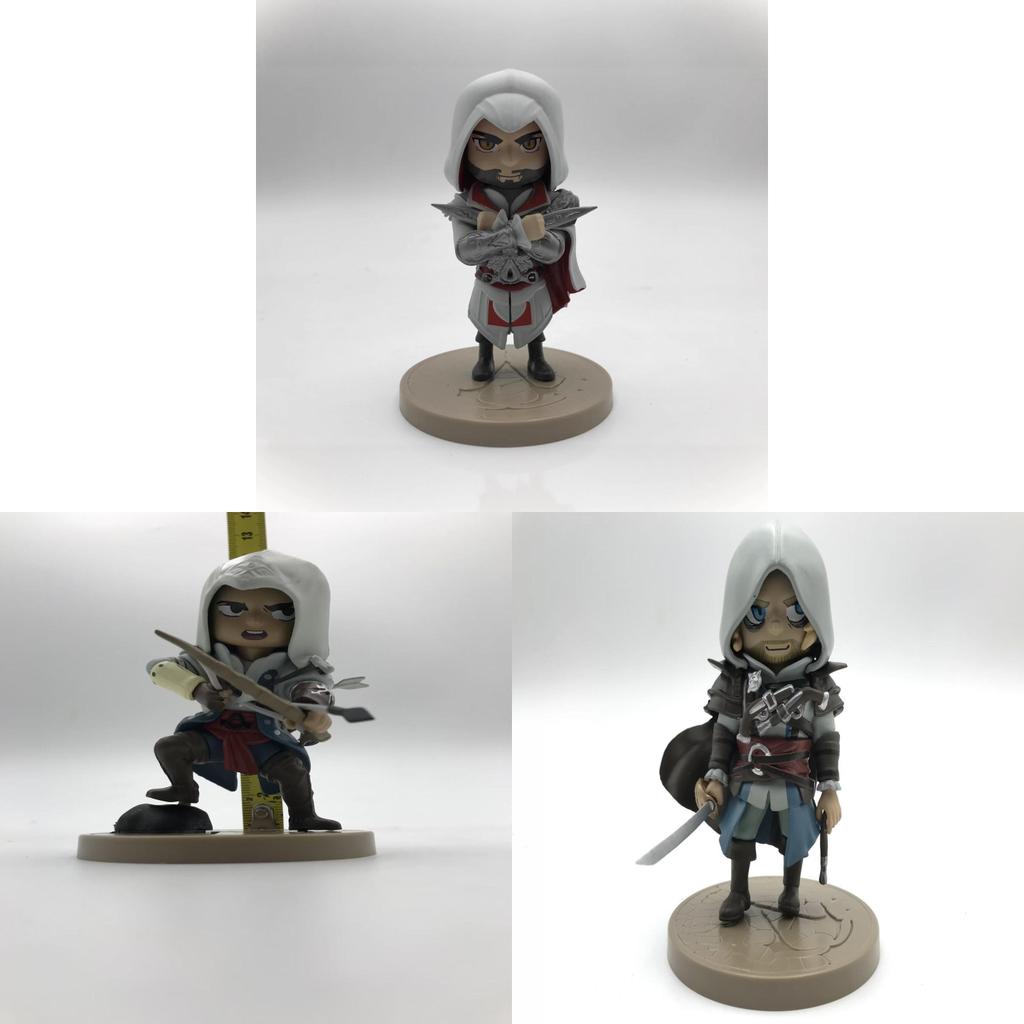 Набор Коллекционных Фигурок из ПВХ Assassin's Creed Для Фанатов С Эцио Коннором Эдвардом
