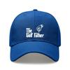 [Golf Dad Hat] The Golf Father Print Polyester Adjustable Breathable Casual Outdoor Sports Baseball Cap For Golf Lovers Men Women