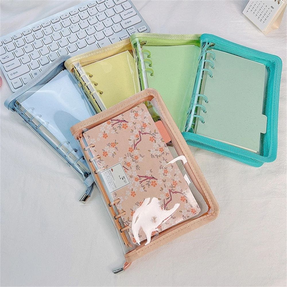 Collection Book Journal Photo Card Notebook Zipper Binder Binder Organizer Postcard Organizer