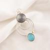 Blue Cat's Eye Gemstone Pendant, 925 Sterling Silver Pendant Jewelry, Handmade Jewelry Pendant, Balancing Jewelry Gift For Women