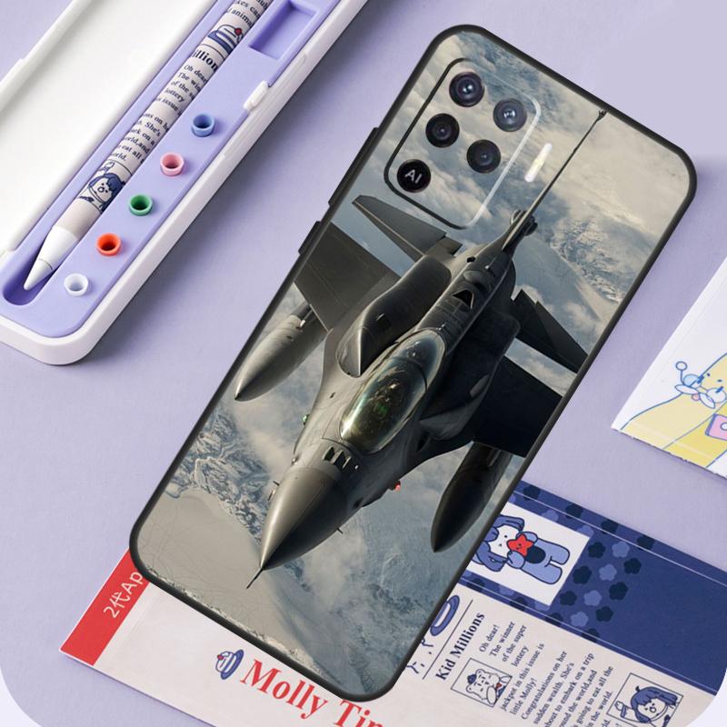 Чехол для телефона Oppo A17 A18 A94 A74 A54 A15 A38 A58 A78 A98 A40 A60 A80 A16 A76 A96 A57 A77 A5 Pro с рисунком самолета