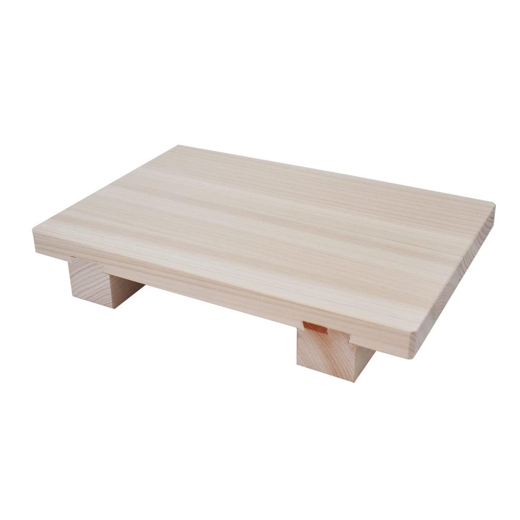 Ichihara Woodworking Ichihara Woodworking Дерево Леди Суши Подача Хиноки Тонкая Доска Ширина 21 x Глубина 14 x Высота Сделано в Японии ООО. Стойка,